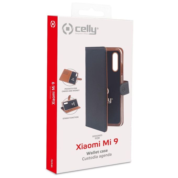 Celly Wally Custodia a Libro per iPhone 11 Pro Nero