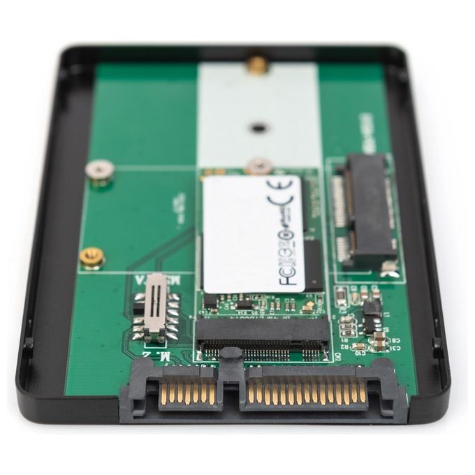 Digitus Box Esterno 2,5'' Sata Hdd M.2 o Msata Sata 3 6gbit-s fino a 520mb-s