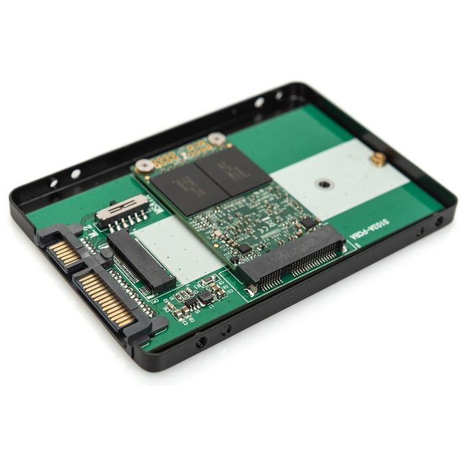 Digitus Box Esterno 2,5'' Sata Hdd M.2 o Msata Sata 3 6gbit-s fino a 520mb-s