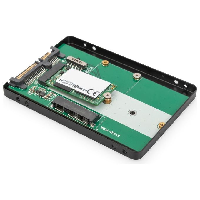 Digitus Box Esterno 2,5'' Sata Hdd M.2 o Msata Sata 3 6gbit-s fino a 520mb-s