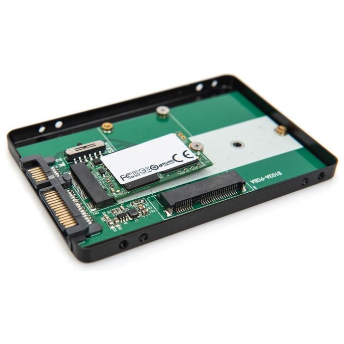 Digitus Box Esterno 2,5'' Sata Hdd M.2 o Msata Sata 3 6gbit-s fino a 520mb-s