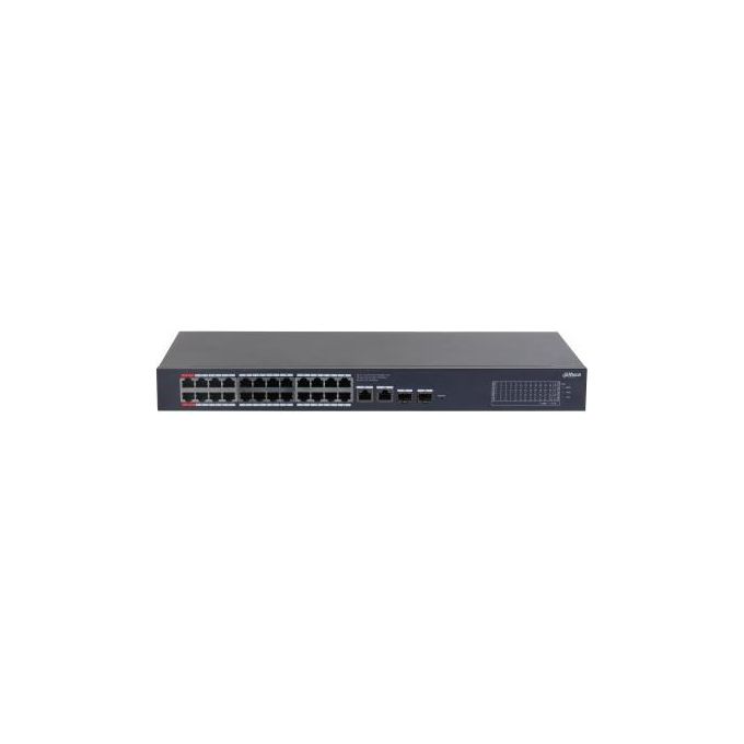 Dahua Technology DH-CS4228-24GT-375 Serie Cloud Managed Switch Gestito L2 24 Porte PoE 2 Porte Uplink RJ-45 2 Porte SFP 375 W colore Nero