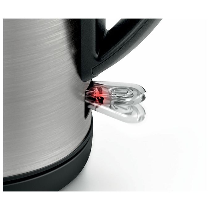 Bosch TWK3P420 Bollitore Elettrico 1.7 L 2400 W Spegnimento Automatico Filtro Anticalcare Base 360° colore Nero Acciaio Inox