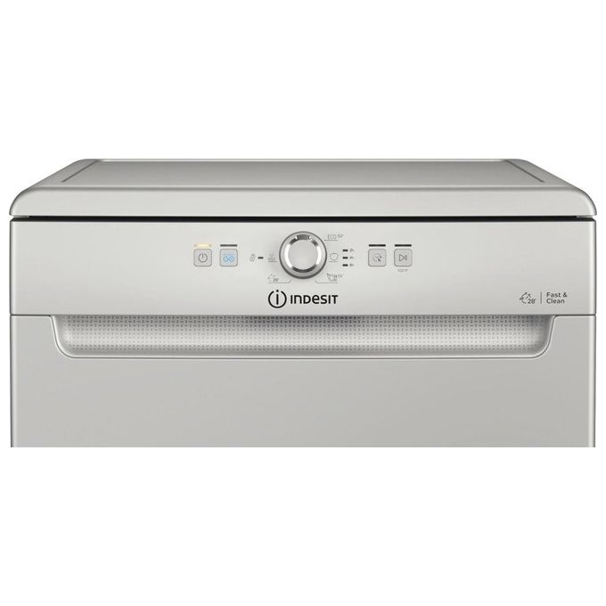 Indesit D2F HK26 S Lavastoviglie Libera Installazione 14 coperti Classe E 46 dB 6 programmi (85x60x59 cm) colore Argento