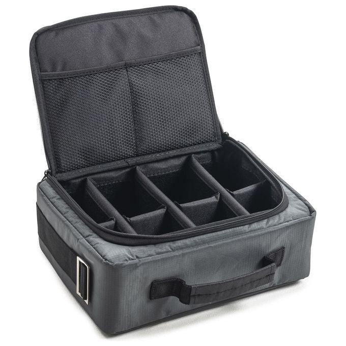 BandW Cases TEX.117.RPD Custodia per Attrezzatura Fotografica in Poliestere Impermeabile con Scomparti Interni Regolabili e Tracolla Imbottita colore Grigio