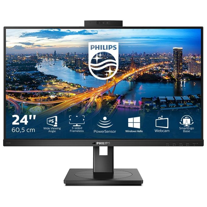 Philips Monitor 23.8'' LED IPS B Line 242B1H - 00 1920x1080 Full HD Tempo di Risposta 4 ms