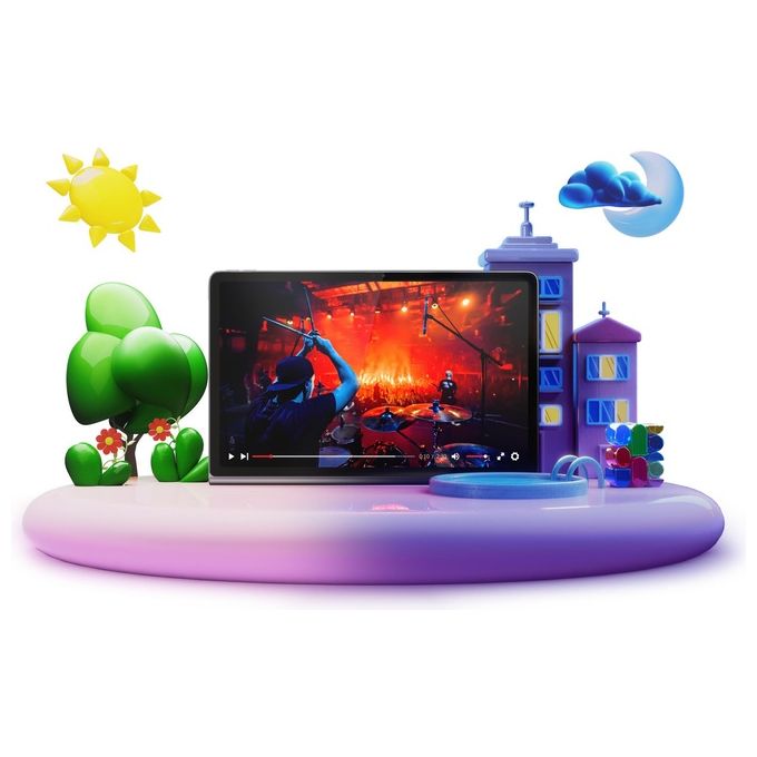 Lenovo ZADX0091SE Tab Plus Tablet Android 11.5'' 2K MediaTek Helio G99 8 GB RAM 128 GB WiFi 5 Audio JBL Dolby Atmos colore Grigio