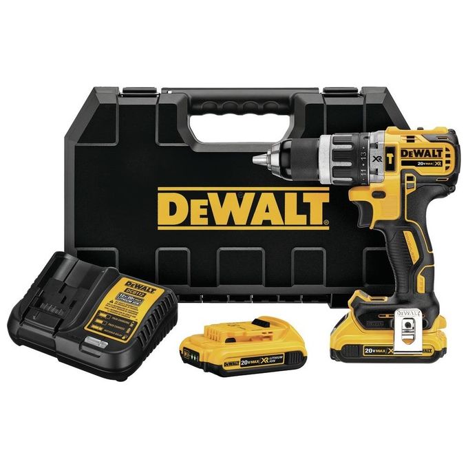 DeWALT DCD796D2-QW, Trapano con impugnatura a pistola, Perforamento, Martello perforatore, Nero, Giallo, 4 cm, 1,3 cm, 70 Nm