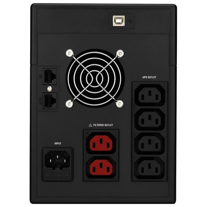 Nilox NXGCLISW3K2X9V2 Premium Line Interactive Gruppo di Continuita' Ups Sinewave 3000VA