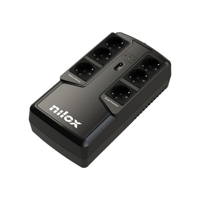 Nilox NXGCLIO8501X5V2 Premium Line Interactive Gruppo di Continuita' Ups 850VA
