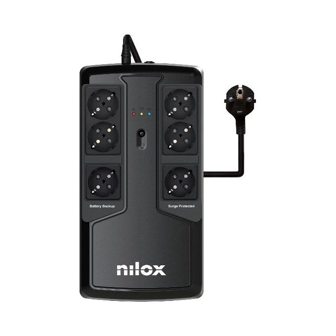 Nilox NXGCLIO8501X5V2 Premium Line Interactive Gruppo di Continuita' Ups 850VA