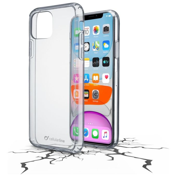 Cellular Line Custodia Clear Duo per iPhone 11 Trasparente