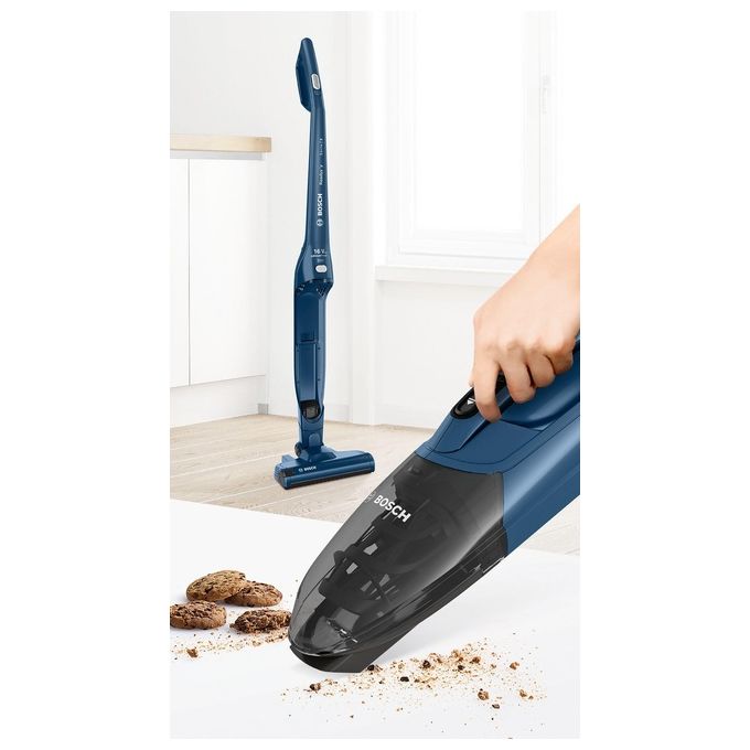 Bosch BBHF216 Aspirapolvere a Bastone 2in1 Senza Sacco Ricaricabile Blu 36min