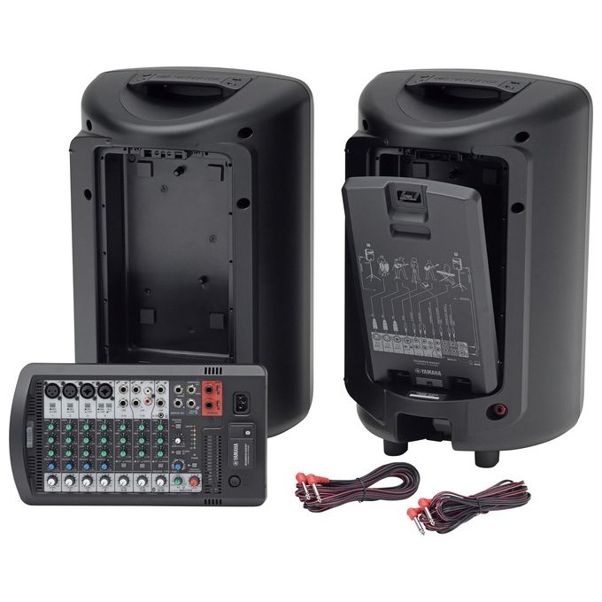 Yamaha KIT_ Stagepas 600bt Mixer Microfono e Amplificatore 2 Box 340W
