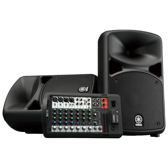 Yamaha KIT_ Stagepas 600bt Mixer Microfono e Amplificatore 2 Box 340W