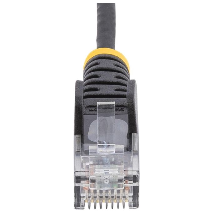 StarTech.com Cavo di Rete Ethernet Snagless CAT6 da 50cm  Cavo Patch Antigroviglio Slim RJ45 Nero