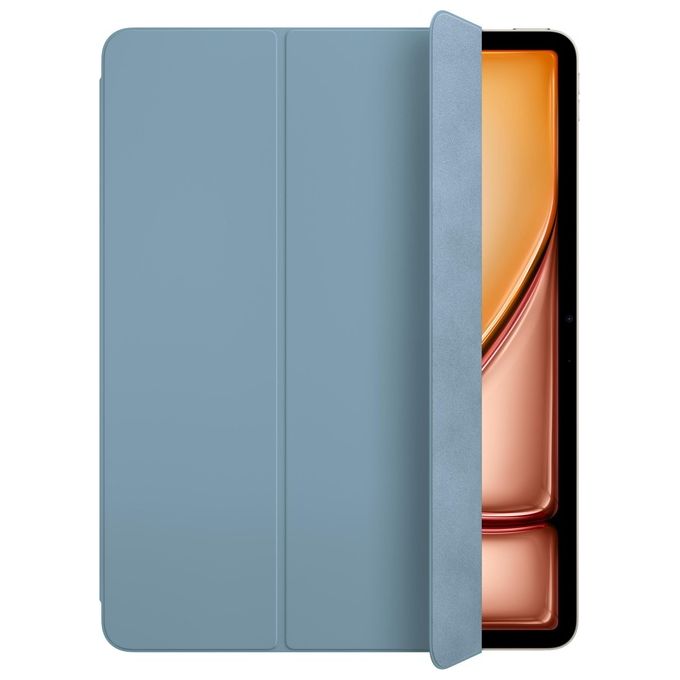 Apple MWKA3ZM-A Smart Folio per iPad Air 13'' Custodia Folio con Supporto a Piu' Posizioni e Funzione Auto Wake-Sleep colore Denim blu