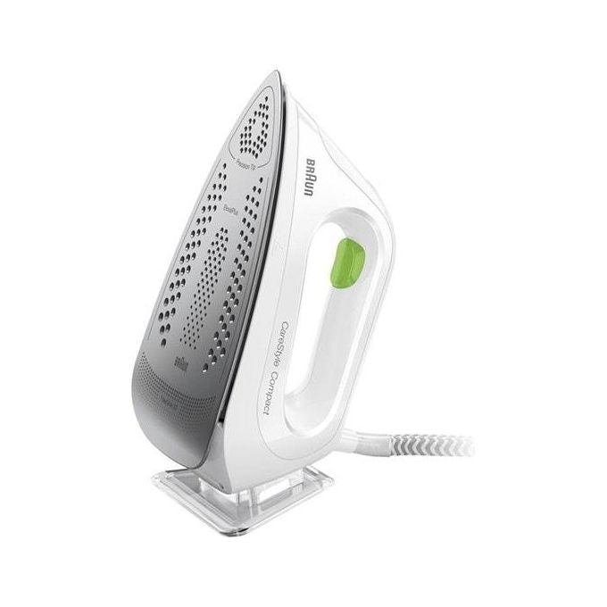 Braun IS2055GR CareStyle Compact Ferro da Stiro con Caldaia 2200W 5 bar 400 g-min 1.3 L colore Bianco Verde