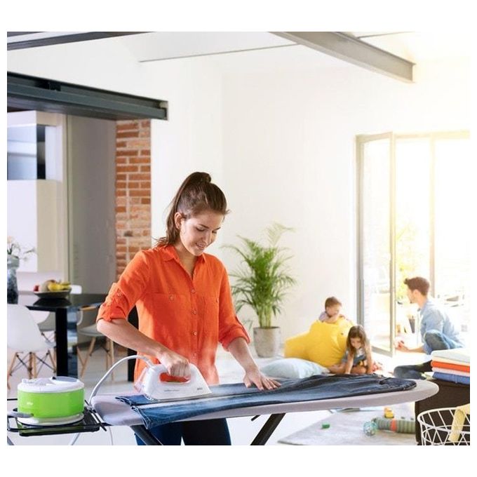 Braun IS2055GR CareStyle Compact Ferro da Stiro con Caldaia 2200W 5 bar 400 g-min 1.3 L colore Bianco Verde