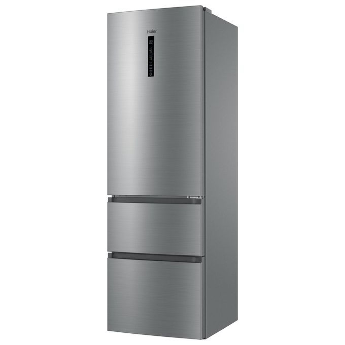 Haier HTR3619ENMN 3D 60 Serie 3 Frigorifero Combinato 348 L 190 cm Classe E 37 dB No Frost colore Argento