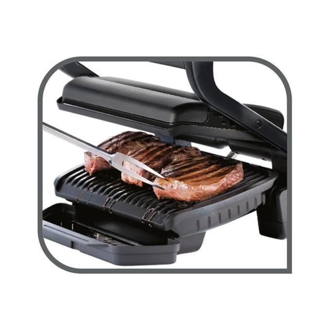Tefal GC7058 OptiGrill Grill a contatto 2000 W 6 programmi Superficie 600 cm² colore Nero