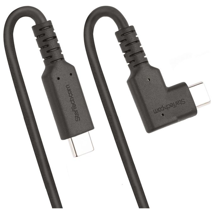 Startech.com Cavo Usb-c Angolare Robusto da 1mt Cavo di Trasferimento Dati Usb Type-c ad Angolo Retto