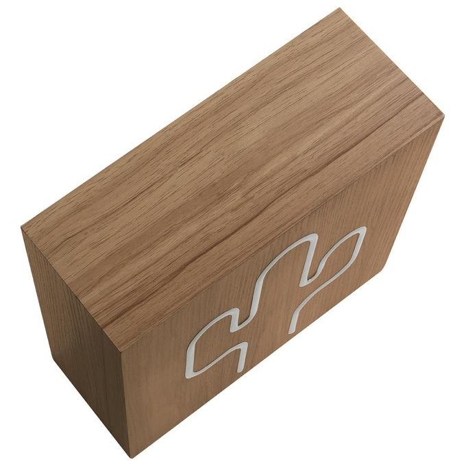 Bigben Connected CBLNEONINDUCACTL Neon Cactus Cassa Bluetooth 30 W Ricarica Induttiva Wireless 10 m colore Legno