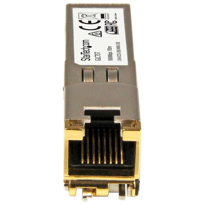 Startech Modulo Transceiver Ricetrasmittitore SFP Gigabit RJ45 in Rame - Compatibile con Cisco GLC-T