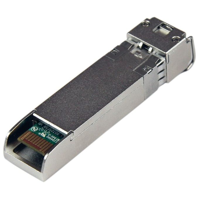 StarTech.com SFP10GBSRST Modulo Ricetrasmettitore SFP+ in Fibra 10 Gbps Multimodale LC 300 m DDM Supportato colore Argento