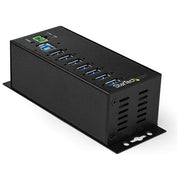 StarTech.com Hub Usb 3.0 Industriale a 7 Porte con Adattatore di Alimentazione Esterno Protezione ESD e Sovratensioni a 350 W