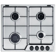 De Longhi FFA 46 ASV Linea Family Piano cottura a Gas 4 Zone Serigrafia laser 60 cm Acciaio Inox