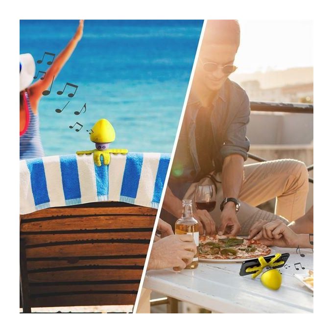 Celly Squiddy Attive MiniSpeaker 3W Giallo
