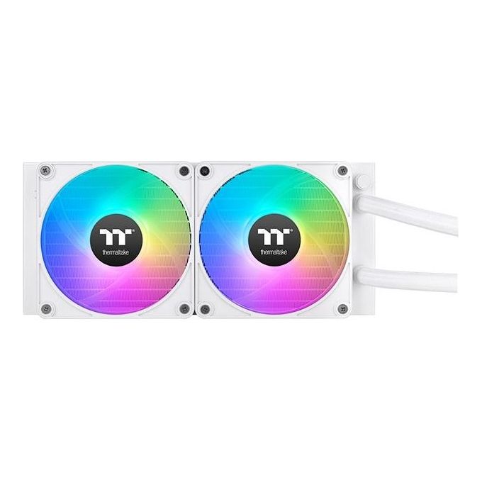 Thermaltake 799983 TH280 V2 Ultra EX ARGB Raffreddatore a Liquido All-In-One con Display LCD 2.1'' 480x480 e Illuminazione RGB Indirizzabile colore Bianco