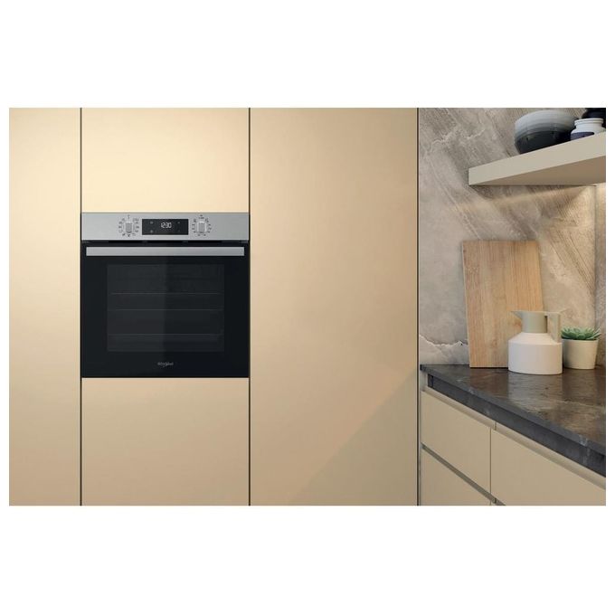 Whirlpool OMR58HR0X Elements Forno da incasso Elettrico Ventilato 71 L Classe A+ Cook3 8 programmi (60x60x55 cm) colore Inox