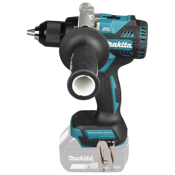 Makita DDF492Z Trapano Avvitatore 18V Motore Brushless 2100 Giri-min 141 Nm Impugnatura a Pistola Mandrino Autoserrante colore Blu Nero