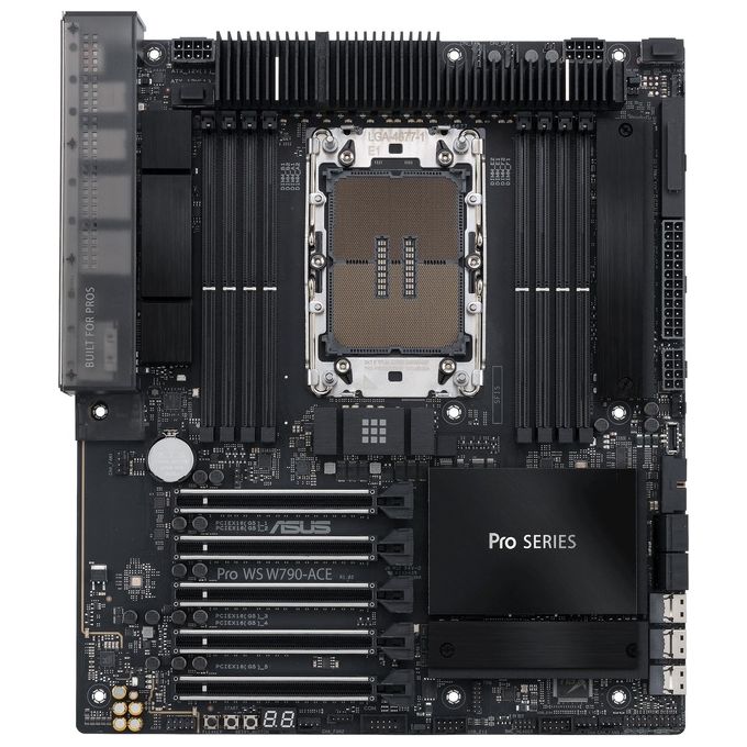 Asus PRO WS W790-ACE Scheda Madre SSI CEB Socket LGA4677 Intel W790 DDR5 ECC 8 slot PCIe 5.0 colore Nero