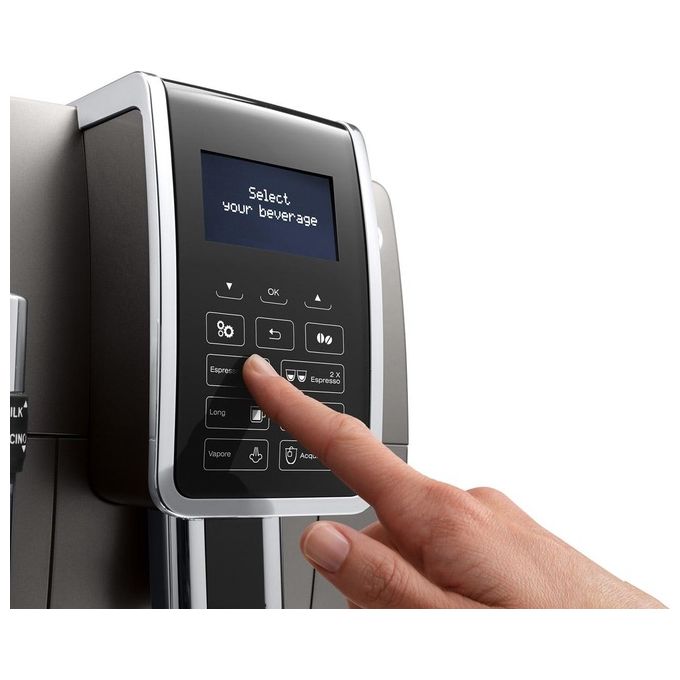De longhi macchina espresso automatica dinamica aroma bar ecam359.37.tb 1.8l nero
