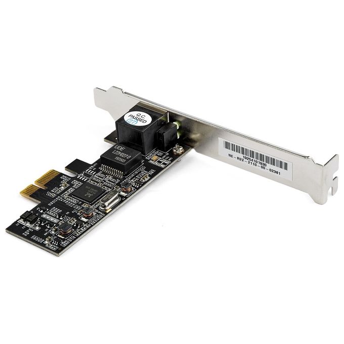 StarTech ST2GPEX Scheda di rete interna 2.5GBASE-T 2500 Mbit-s PCIe x1 1 porta Ethernet Realtek RTL8125 colore Nero