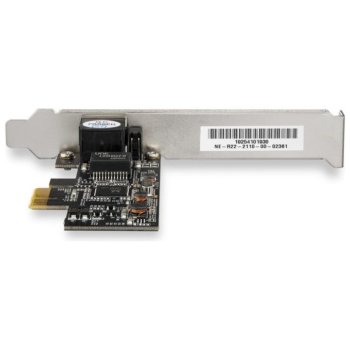 StarTech ST2GPEX Scheda di rete interna 2.5GBASE-T 2500 Mbit-s PCIe x1 1 porta Ethernet Realtek RTL8125 colore Nero