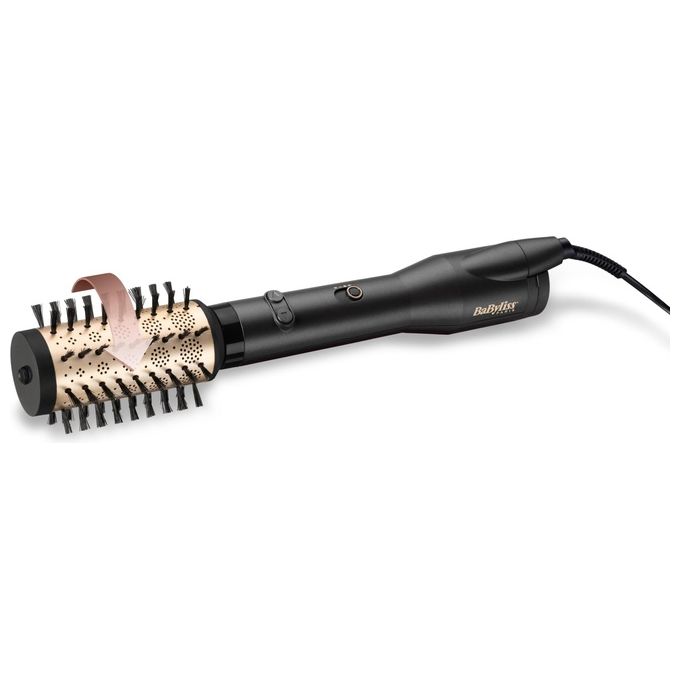 BaByliss AS970E Big Hair Luxe Spazzola Rotante 650W Ionica 4 Accessori 2 Temperature Cavo 2.5 m colore Nero