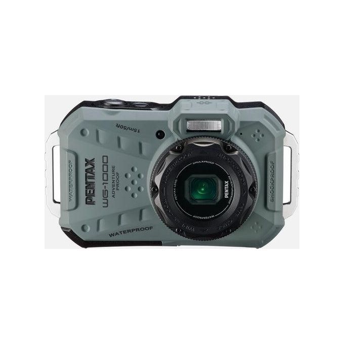 Pentax 02163 WG-1000 Fotocamera Compatta Subacquea Resistente 16 MP Full HD 2.7'' colore Olive