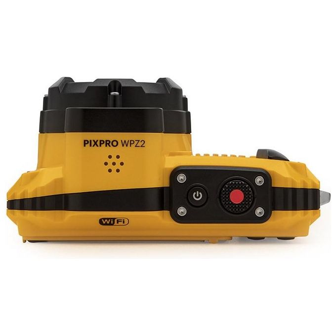 KODAK WPZ2YL PixPro Fotocamera Digitale Compatta 16 MP CMOS BSI Zoom Ottico 4x Video Full HD Wi-Fi Impermeabile fino a 15m Resistente agli Urti fino a 2m colore Giallo
