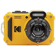 KODAK WPZ2YL PixPro Fotocamera Digitale Compatta 16 MP CMOS BSI Zoom Ottico 4x Video Full HD Wi-Fi Impermeabile fino a 15m Resistente agli Urti fino a 2m colore Giallo