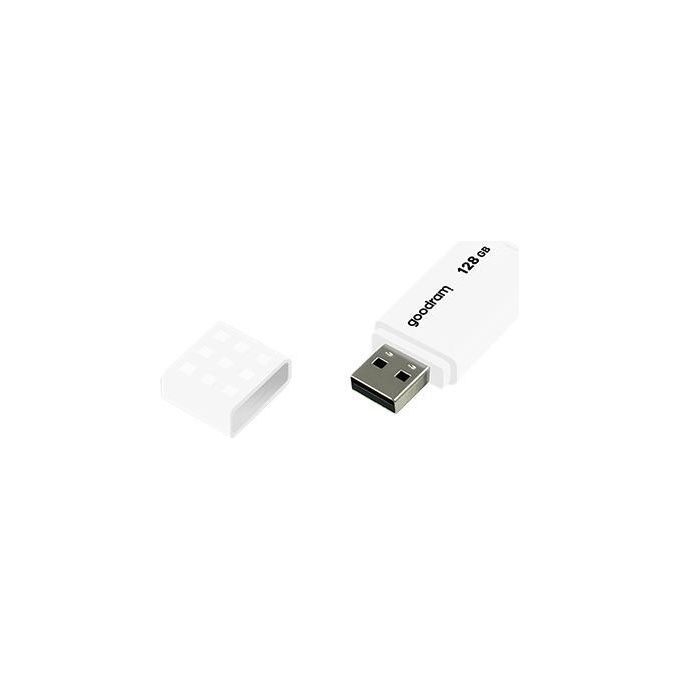 Goodram UME2-1280W0R11 UME2 Unita' Flash USB 128 GB USB Tipo A 2.0 Velocita' Lettura 20 MB-s Scrittura 5 MB-s colore Bianco