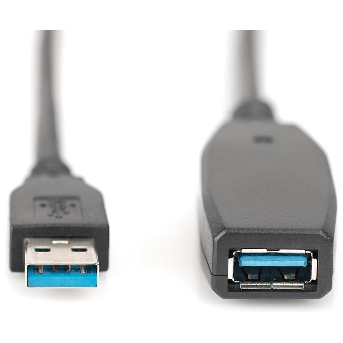 Digitus DA-73105 Cavo di prolunga attivo USB 3.2 Gen 1 10 m fino a 5 Gbit-s colore Nero