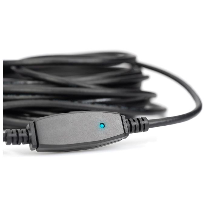 Digitus DA-73105 Cavo di prolunga attivo USB 3.2 Gen 1 10 m fino a 5 Gbit-s colore Nero