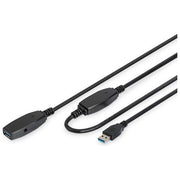 Digitus DA-73105 Cavo di prolunga attivo USB 3.2 Gen 1 10 m fino a 5 Gbit-s colore Nero