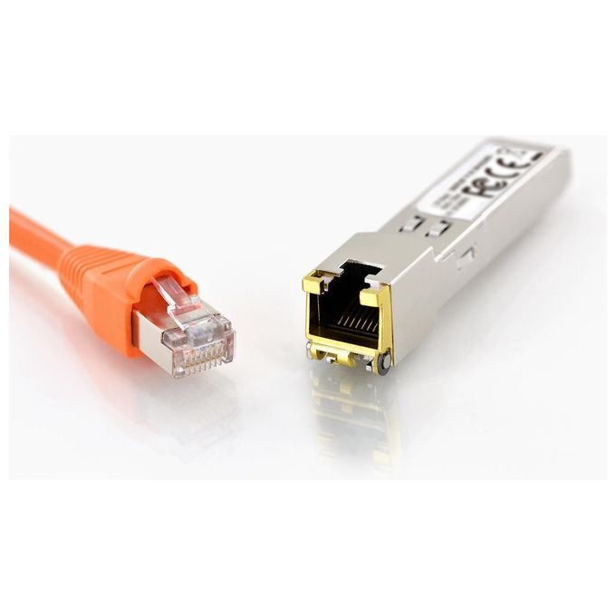 Digitus DN-81210 Modulo SFP mini GBIC in rame 10 Gbps RJ45 10000 Mbit-s SFP 100 m 0 - 65 °C colore Nero