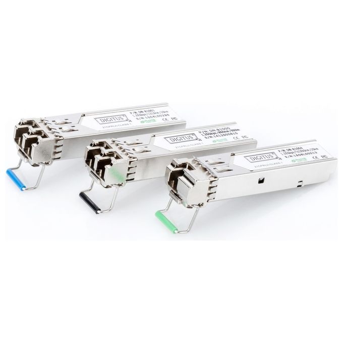 Digitus DN8100004 Modulo Mini Gbic Sfp con Compatibilita' HP-HPE 1.25 Gb-s 0.55Km