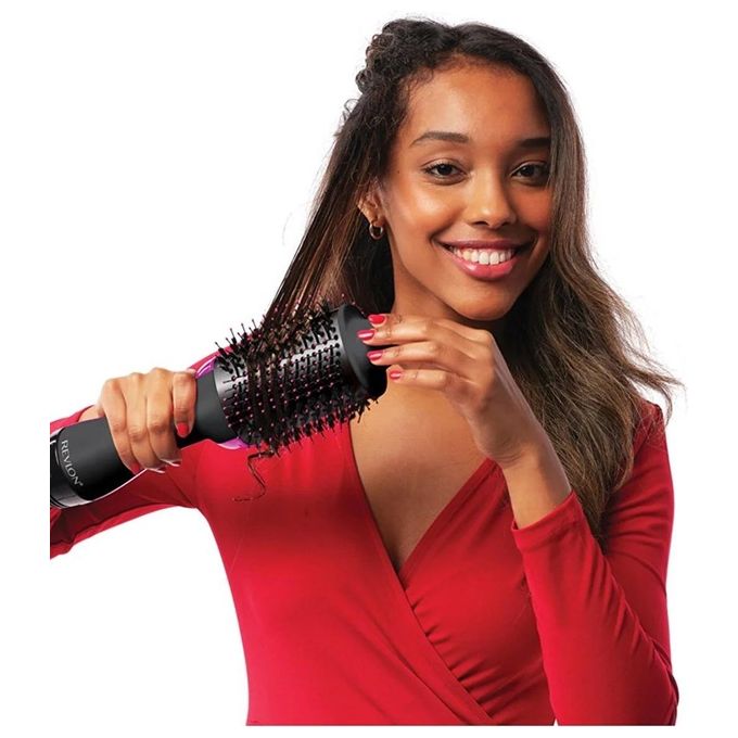 Revlon RVDR5222E One-Step Asciugacapelli Volumizzante 1100W Ionico Ceramica 2 velocita' 3 temperature colore Nero Rosa